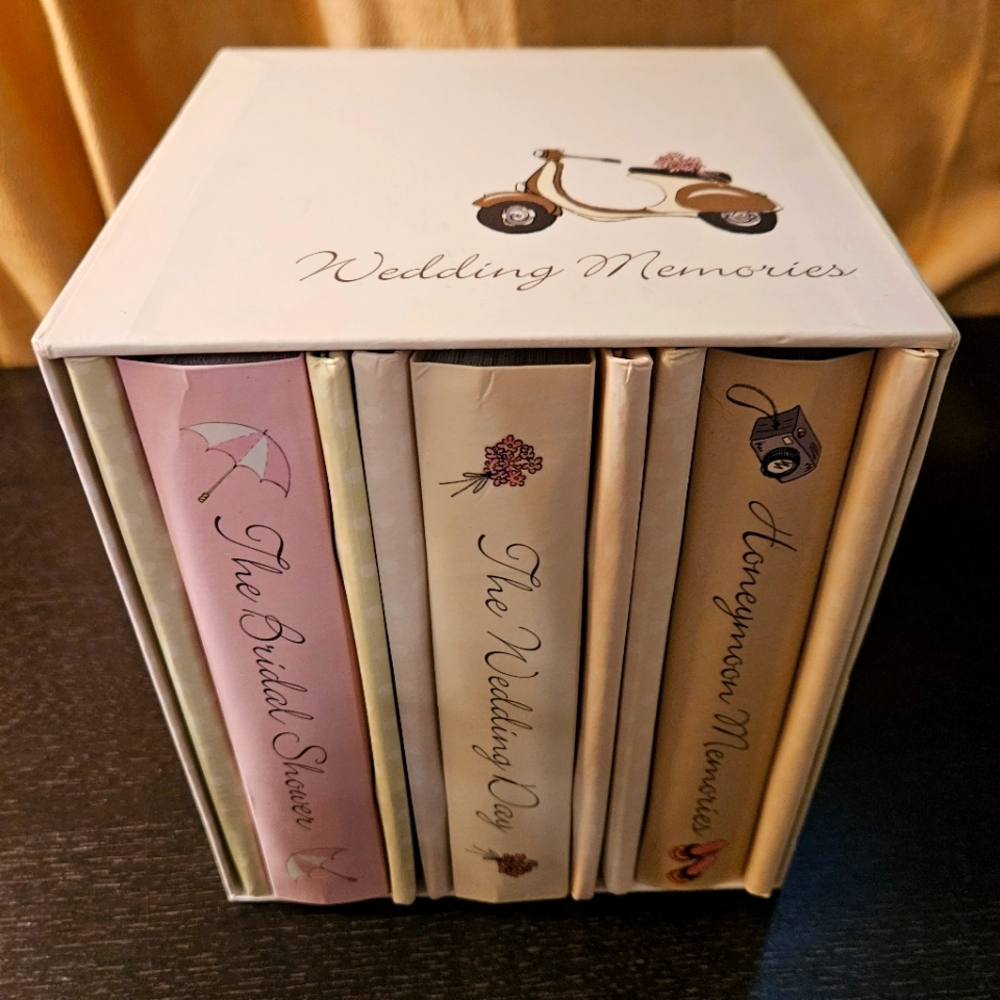 Wedding photo album set (3 albums)